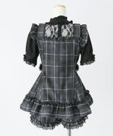 ハートバックルベルトリボンキラキラセットアップ