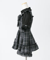 ハートバックルベルトリボンキラキラセットアップ