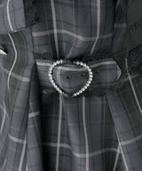 ハートバックルベルトリボンキラキラセットアップ