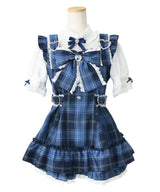 ハートバックルベルトリボンキラキラセットアップ