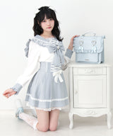 レースアップリボンプリーツスカート