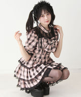 【予約　4/17発送】フリルティアードハートアイドルワンピース