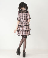 【予約　4/17発送】フリルティアードハートアイドルワンピース