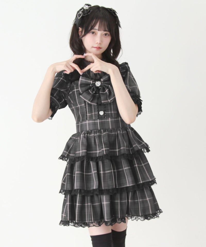 フリルティアードハートアイドルワンピース – レディースファッション