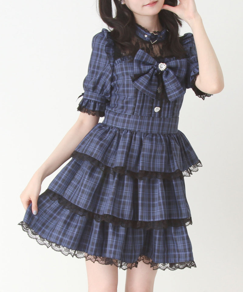 フリルティアードハートアイドルワンピース – レディースファッション