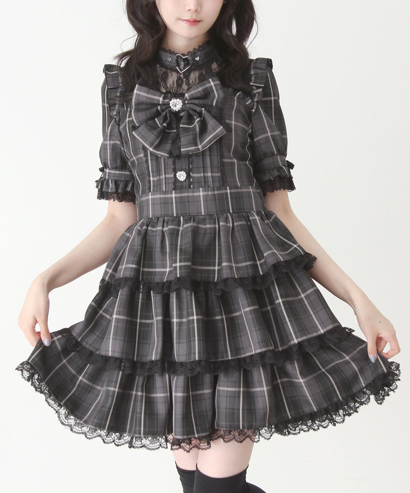 フリルティアードハートアイドルワンピース – レディースファッション