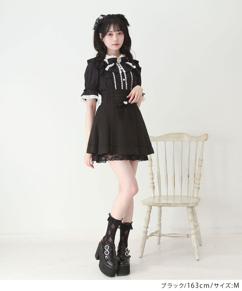 【新品未使用】poppy  ウェイビーギャザーフリルブラウス POPPY あさぎーにょ ウェイビーギャザーフリルブラウス ブルー｜Yahoo