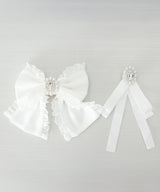 【予約　5/1発送】フリルギャザーリボンブラウス【SD】