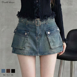 スカート見えカーゴショーパン