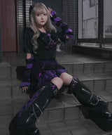 【クロミ×DML】クモレースセーラートップス【海外発送不可】