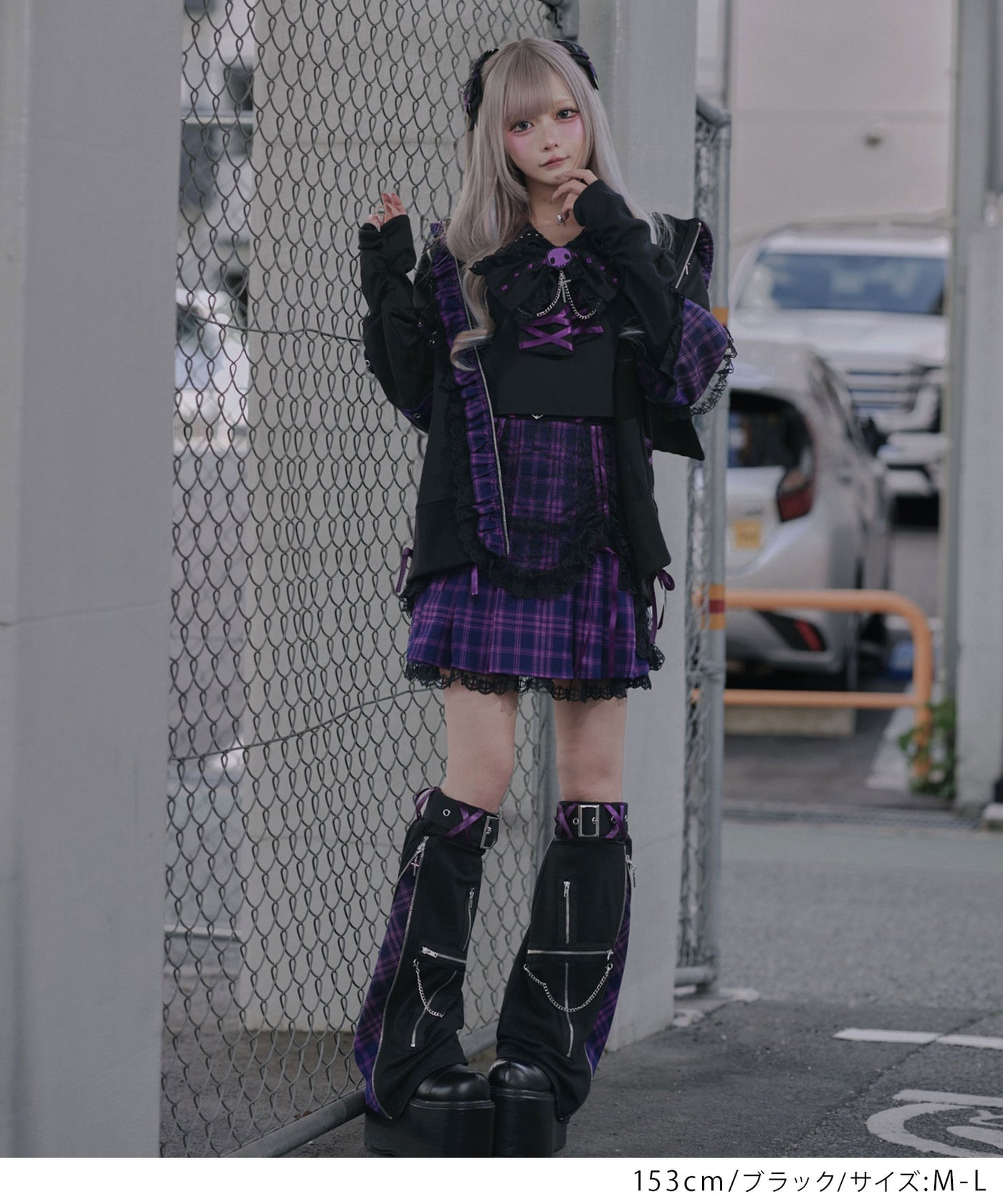 クロミ×DML】クモレースセーラートップス【海外発送不可
