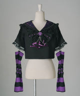 【クロミ×DML】クモレースセーラートップス【海外発送不可】