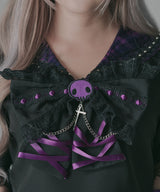 【クロミ×DML】クモレースセーラートップス【海外発送不可】