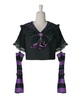 【クロミ×DML】クモレースセーラートップス【海外発送不可】