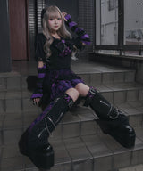 【クロミ×DML】ベルト付きジップレッグウォーマー【海外発送不可】