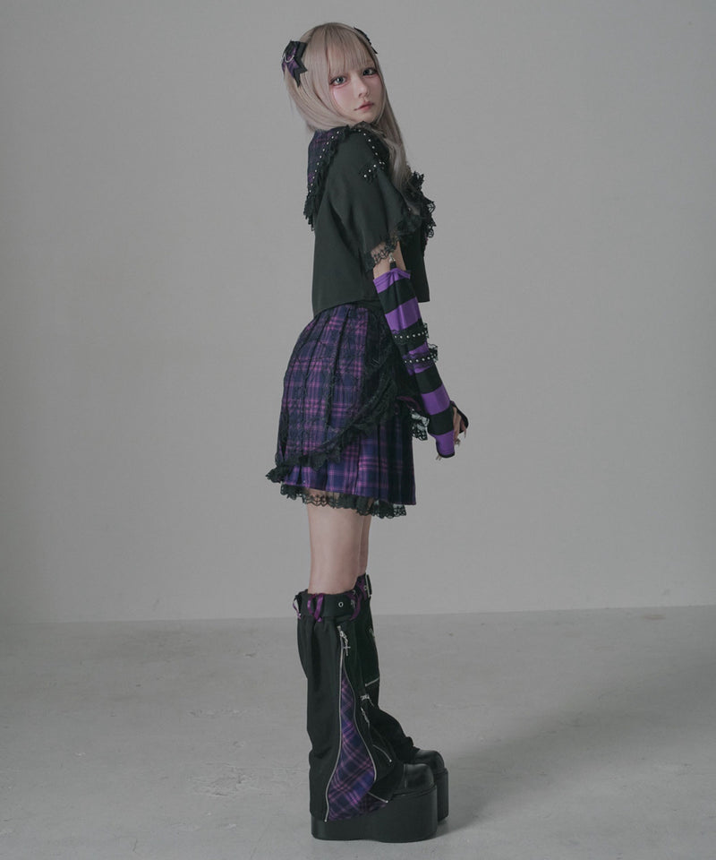 リニューアルセール】【クロミ×DML】ベルト付きジップレッグウォーマー