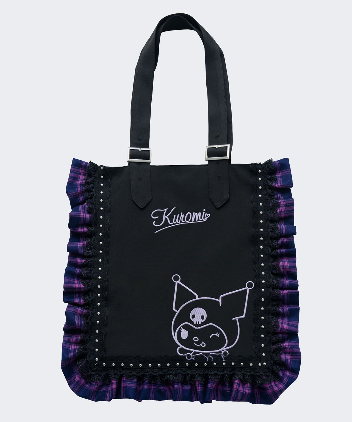 GIDLE クロミコラボ トートバッグ クロミ×DML】スタッズレーストートバッグ【海外発送不可