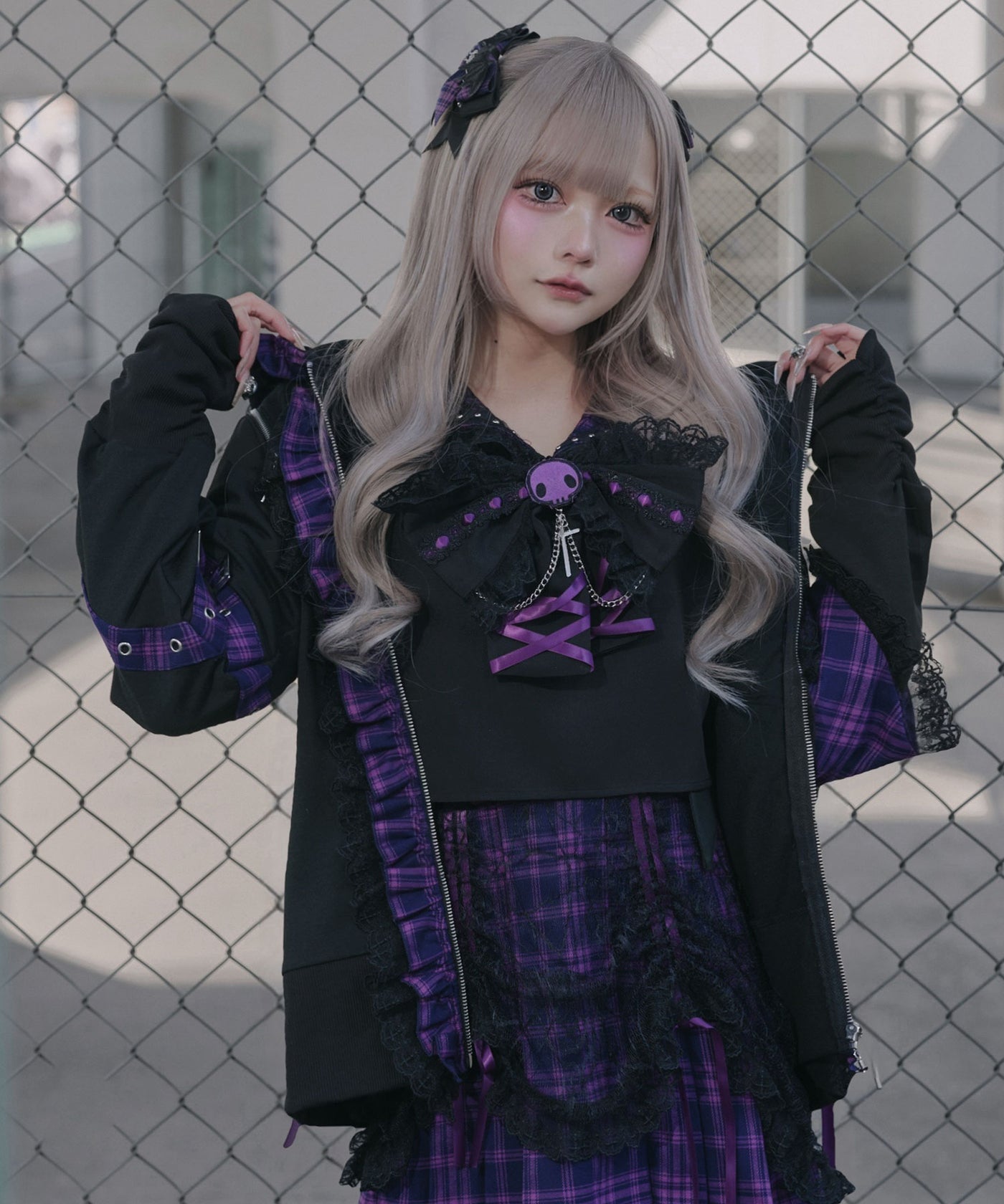 リニューアルセール】【クロミ×DML】羽根リボンヘアクリップ【海外発送