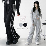 サイドレースライン裏毛スウェットパンツ【大きいサイズ有り】