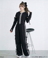 サイドレースライン裏毛スウェットパンツ【大きいサイズ有り】