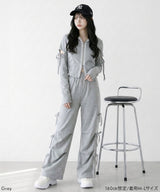 サイドレースライン裏毛スウェットパンツ【大きいサイズ有り】