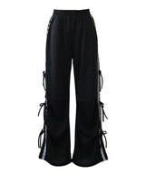 サイドレースライン裏毛スウェットパンツ【大きいサイズ有り】