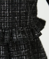 【予約　4/30発送】テーラードレースツイードビジューワンピース【SD】