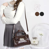 ハートチャーム付きミニボストンバッグ【select Item】