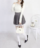 ハートチャーム付きミニボストンバッグ【select Item】