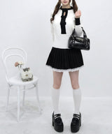 ハートチャーム付きミニボストンバッグ【select Item】