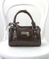 ハートチャーム付きミニボストンバッグ【select Item】