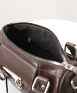 ハートチャーム付きミニボストンバッグ【select Item】