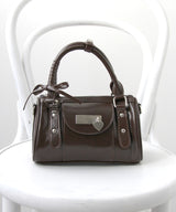 ハートチャーム付きミニボストンバッグ【select Item】