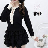 【予約　02/27発送】トリプルリボンニットトップス【SD】