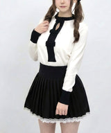 【予約　02/27発送】トリプルリボンニットトップス【SD】