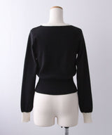 【予約　02/27発送】トリプルリボンニットトップス【SD】