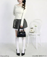 レーステープミニプリーツスカート【大きいサイズ有り】