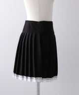 レーステープミニプリーツスカート【大きいサイズ有り】