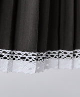 レーステープミニプリーツスカート【大きいサイズ有り】