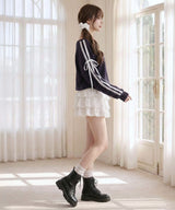 ティアードフリルミニスカート