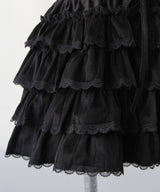 ティアードフリルミニスカート