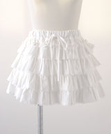 ティアードフリルミニスカート