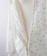 リボン柄オーバーサイズスウェットパーカー【大きいサイズ有り】