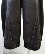 【予約　3/23発送】グランジ系ワイドバギーバルーンバレルデニムパンツ