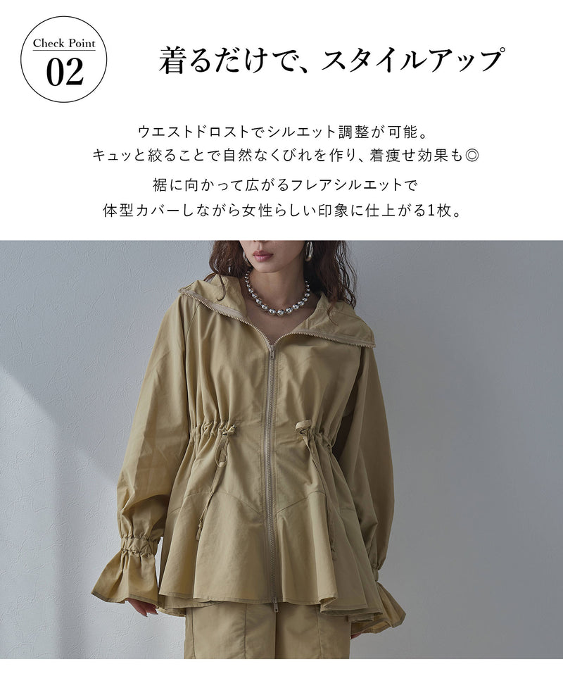 フレアラッシュガードパーカー – レディースファッション通販の夢展望