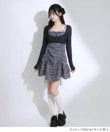 【予約　5/1発送】アンサンブルドロストミニワンピース【SD】