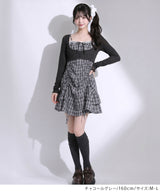 【予約　5/1発送】アンサンブルドロストミニワンピース【SD】