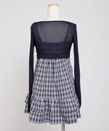 【予約　5/1発送】アンサンブルドロストミニワンピース【SD】