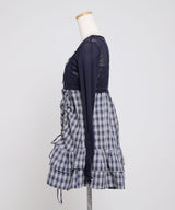 【予約　5/1発送】アンサンブルドロストミニワンピース【SD】