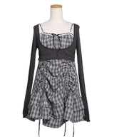 【予約　5/1発送】アンサンブルドロストミニワンピース【SD】